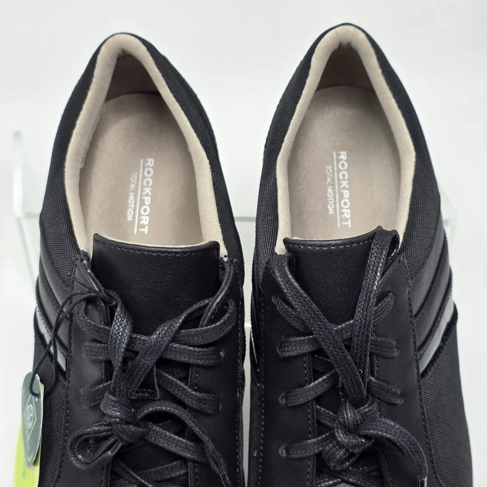 ROCKPORT WOMENS Trainers TM LILLIE LAYERED CH5390 BLACK SIZE 9.5 NEW